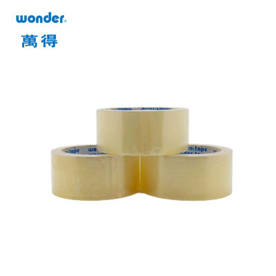 투명한 BOPP 포장 테이프 48mm X 50m 뜨거운 녹음 압력 민감 접착제