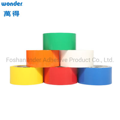 색상 BOPP 포장 테이프, 낮은 VOC 수 기반 아크릴 접착력 0.052mm 친환경