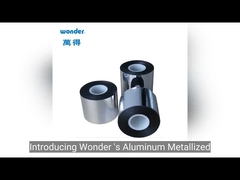 금속화 필름 유형 BOPP 포장 테이프 0.055mm 열 보존